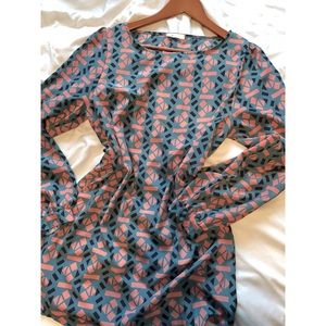 Long sleeve Pattern Dress